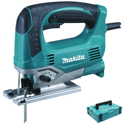 Scie sauteuse pendulaire Makita JV0600J poignée étrier 650W en coffret MAK-PAC