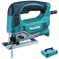 Scie sauteuse pendulaire Makita JV0600J poignée étrier 650W en coffret MAK-PAC
