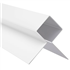 Profilé d'angle extérieur MetalTrim pour bardage Hardie Plank - aluminium laqué Blanc arctique - longueur 3 M