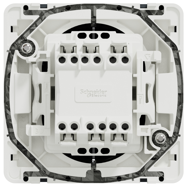 Interrupteur double va-et-vient Schneider Mureva Styl - IP55 - IK08 - gris anthracite - 10AX 250V