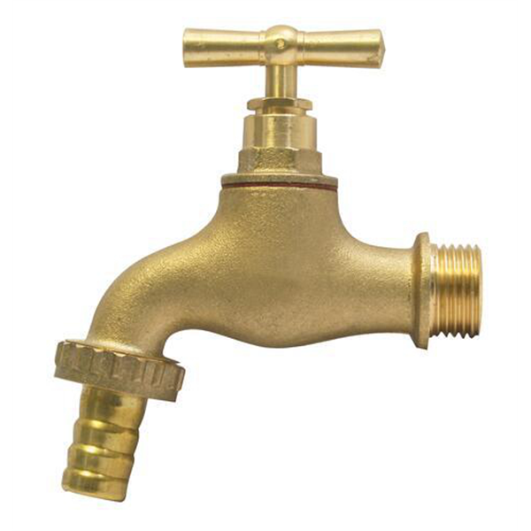 Robinet de puisage à potence brut - Mâle 3/4" - Raccord au nez 3/4