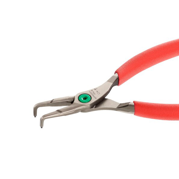 Pince de précision coudée 90° de circlips intérieurs Ø 8 à 13 mm - Facom - Longueur 130 mm