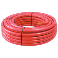 Tube PER-B - Pré-gainé isole - Ø16/20 en couronne 50m - Rouge