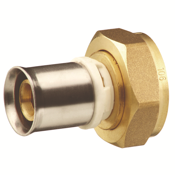 ECROU TOURNANT SERTIR 2"-63 LAITON POUR SYSTEME MULTICOUCHES *867.63.798*