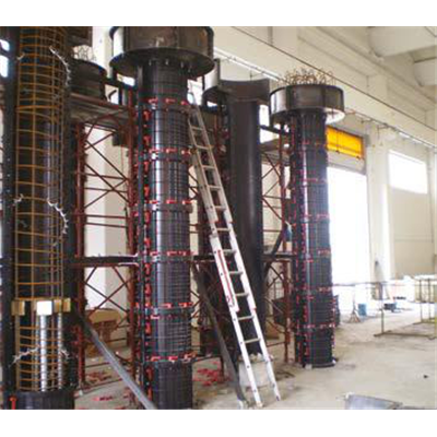 Coffrage géotub diam. 25 cm pour poteaux circulaires 1/2 coque de 25 cm