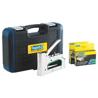 Coffret agrafeuse manuelle R34 avec 2000 agrafes 140/8mm et 2000 agrafes 140/10mm