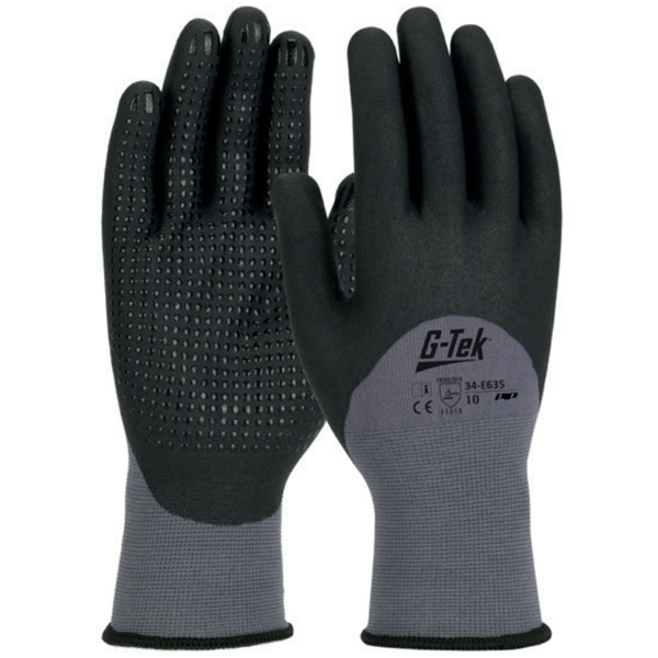 Gant Grip anti-abrasion Elos avec enduction nitrile et picots taille 9
