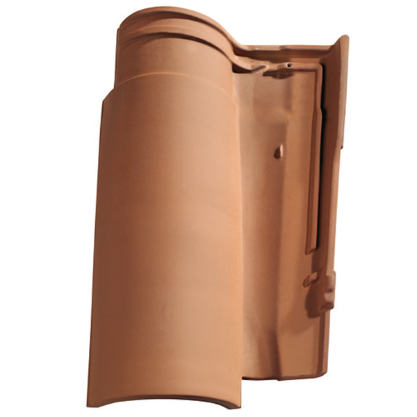 Tuile Galléane 12 en terre cuite - grand moule à fort galble - Cuivre