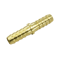 Jonction double Prevost en laiton nickelé pour tuyau de 10 mm - lot de 2