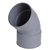 PVC COUDE SIMPLE FF 45° D.140 EVACUATION