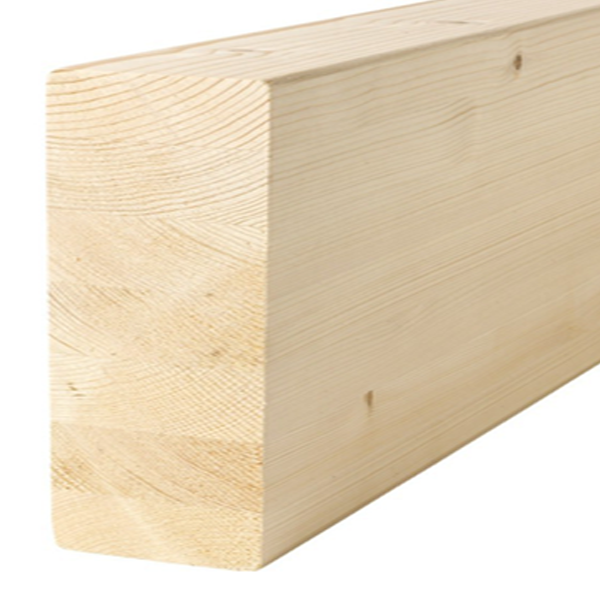 Lamellé-collé en sapin GL24H - bois traité classe 2 - 120 x 320 mm - longueur 9,50 M