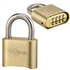 Cadenas à combinaison modifiable Tanker - Mécanisme à viroles - Corps laiton Anse acier inoxydable