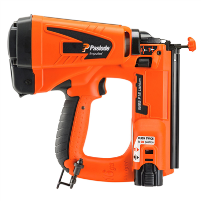 Cloueur de finition autonome à gaz spécial bois - IM65 F16 Spit Paslode - Batterie lithium à charge rapide