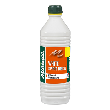White Spirit Mieuxa - diluant solvant et détachant - bouteille de 1 litre