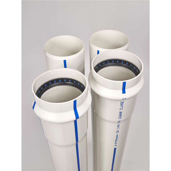 Tube PVC Biorienté d=200mm, PN16, MRS500, 5,9m, blanc, cert. EN 17176+ISO 16422