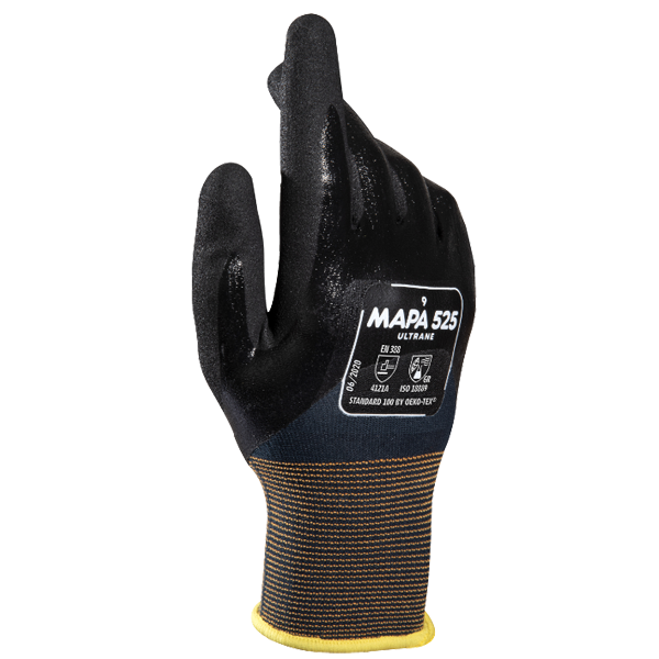 Gant de manutention milieux huileux et très salissants - Ultrane 525 Mapa - taille 11