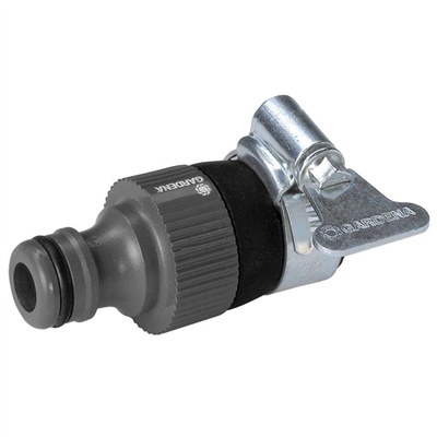 Prise d'eau voleuse pour nez de robinet - Gardena - Coloris gris