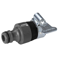 Prise d'eau voleuse pour nez de robinet - Gardena - Coloris gris