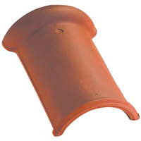 Tuile faîtière 1/2 ronde à emboîtement - 717 Edilians - Flammé rustique