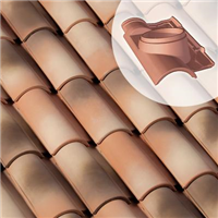 Tuile à douille en terre cuite - Galléane 12 - diamètre 150 mm - Silvacane littoral