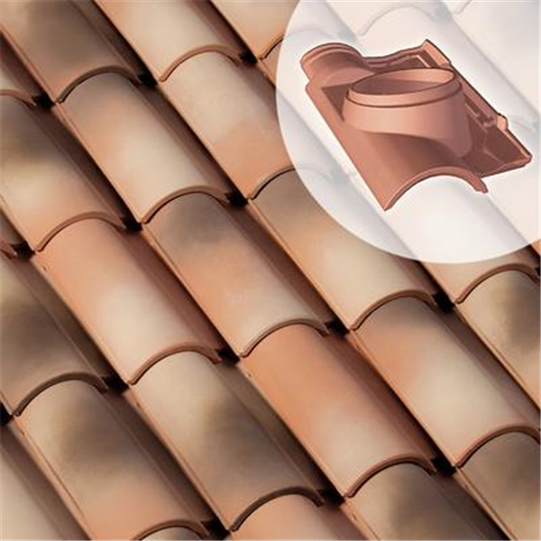 Tuile à douille en terre cuite - Galléane 12 - diamètre 150 mm - Silvacane littoral