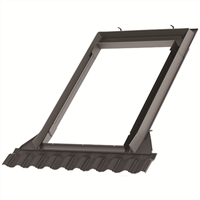 Raccord EDW pour fenêtre de toit Velux MK04 - 78,0 CM x 98,0 CM - pose sur tuiles - Gris anthracite