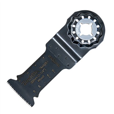 Lame plongeante Starlock pour coupe de précision dans bois - B-64858 Makita - Acier HCS