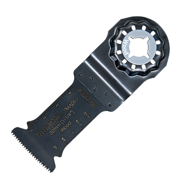 Lame plongeante Starlock pour coupe de précision dans bois - B-64858 Makita - Acier HCS