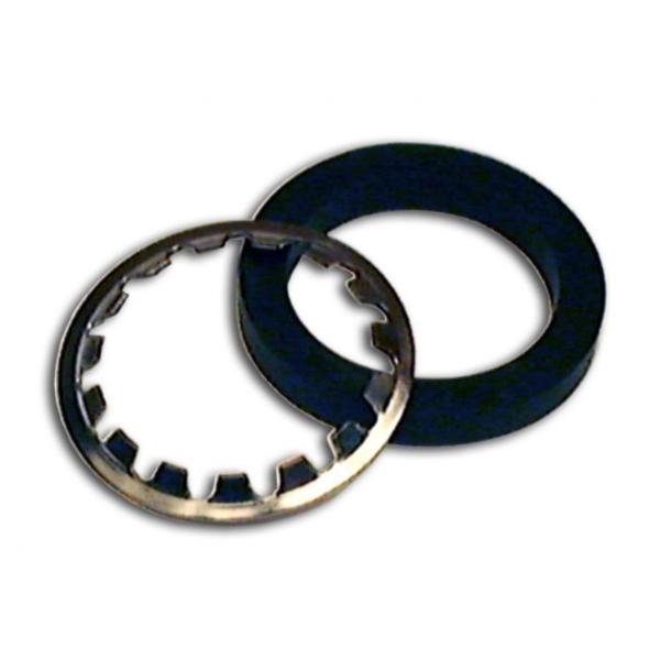 Joint mixte 15 x 21 - Bague inox et joint caoutchouc - Diamètre 12 mm - Noyon & Thiebault - Lot de 5