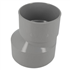 Réduction extérieure excentrée PVC pour évacuation d'eau - mâle/femelle - Ø 140/110 mm