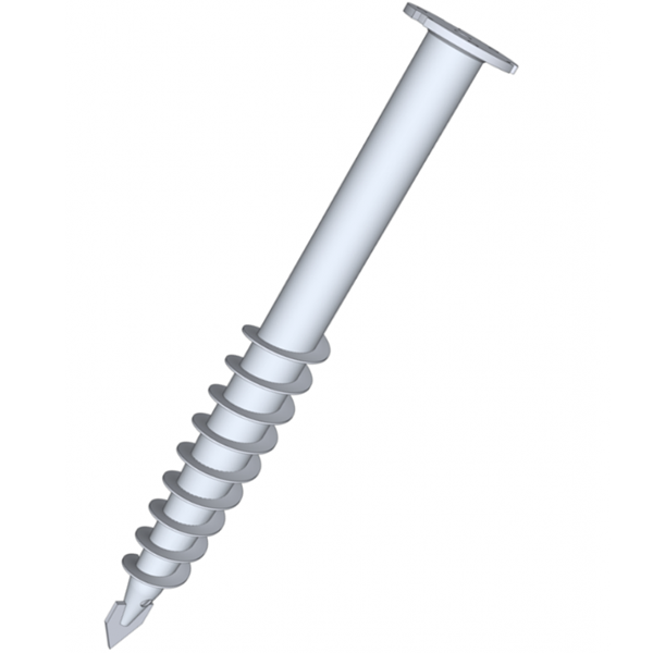 Vis de fondation Weasyfix pour terrasse ou abri - acier galvanisé - longueur 750,0 MM - charge admissible 750 KG