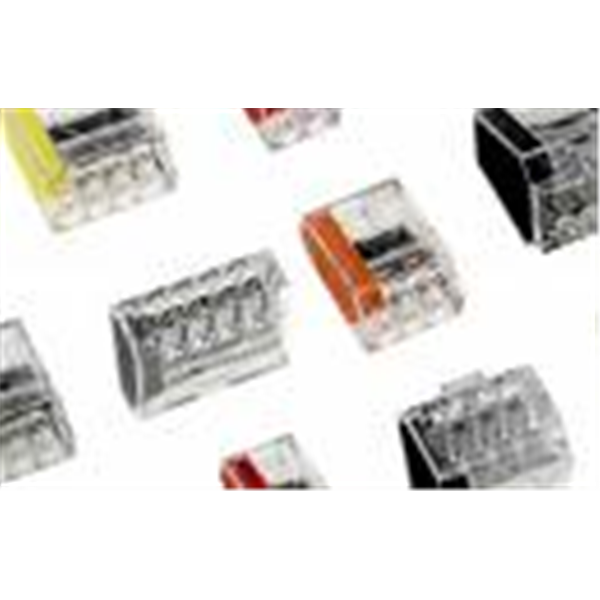 Borne automatique DebFlex pour 8 conducteurs de section 1,5 à 2,5 mm² - lot de 6 pièces