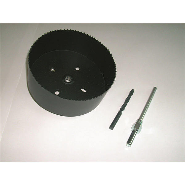 Scie cloche PVC 162 mm, noire