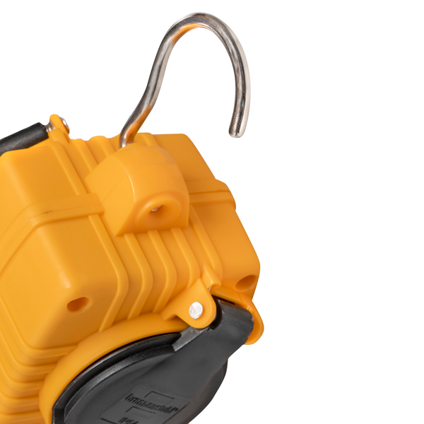 Rallonge électrique Brennestuhl câble de 10,0 M H07RN-F 3G2,5 avec Powerblock 4 prises à clapet IP44