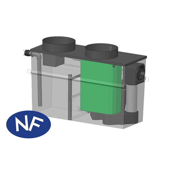 SEP. HYDRO. NF ACIER 5 mg/l DEB. V100 ET BY-PASS TN06