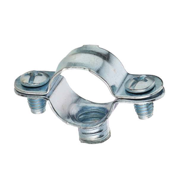 Collier de fixation simple - Tubes en acier et cuivre - Diamètre 18 mm - Sachet de 5