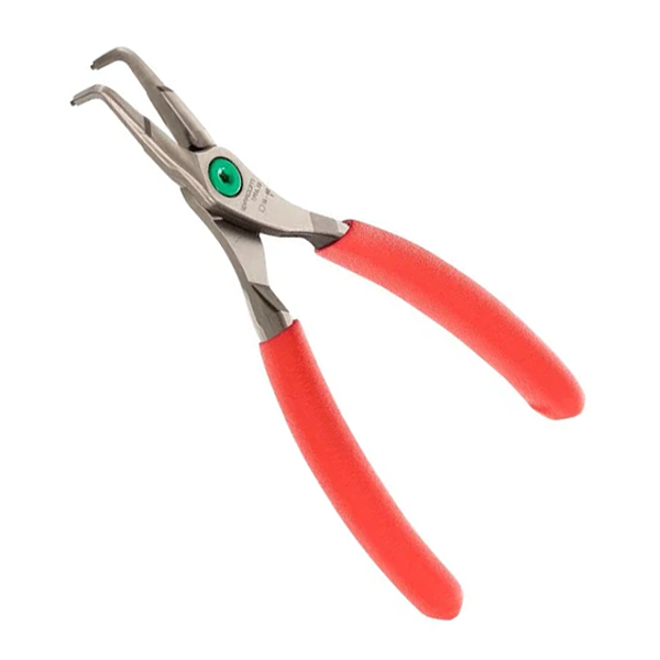 Pince de précision coudée 90° de circlips intérieurs Ø 8 à 13 mm - Facom - Longueur 130 mm