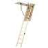 Escalier escamotable en bois avec trappe isolée - 1,6 W/m²k - caisson de 120 x 60 MM