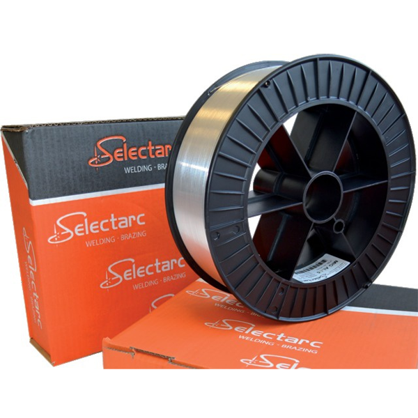 Fil plein MIG inox 316L Ø 1 mm Selectarc 20/10MS pour inox - bobine de 300mm et 15kg