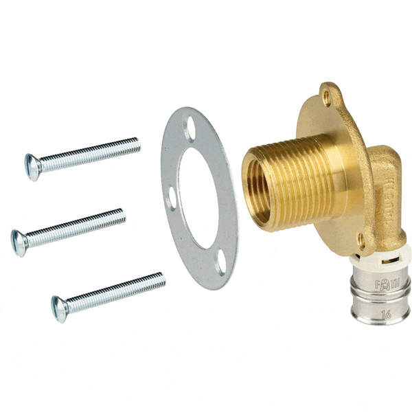 Sortie de cloison 16x2 ext3/4" int1/2" Pour système multicouche XS *8291686101*