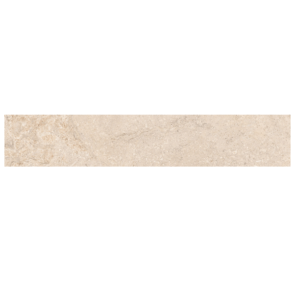 Plinthe carrelage effet pierre en grès cérame émaillé - Dorset - 60 x 9 cm - ép. 8,5 mm - Linen
