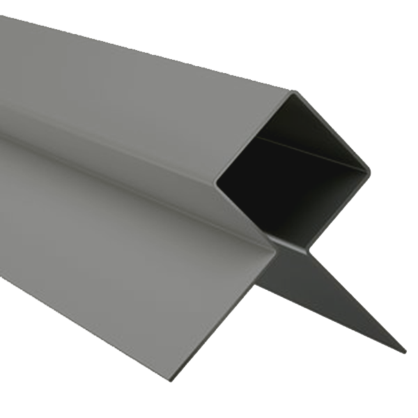 Profilé d'angle extérieur MetalTrim pour bardage Hardie Plank - aluminium laqué Gris ardoise - longueur 3 M
