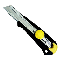 Cutter à lame sécable avec molette de blocage - Stanley - Fourni avec 1 lame largeur 28 mm