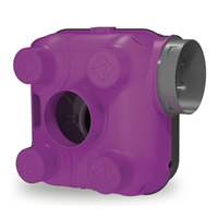 Ensemble VMC simple flux autoréglable City'air Autogyre avec bouches cuisine et sanitaire