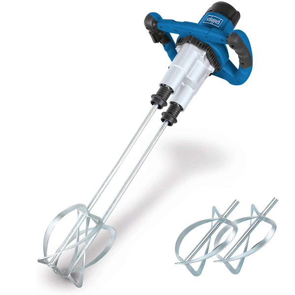 Malaxeur Scheppach double fouet PM1800D 1800 W emmanchement rapide