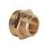 Mamelon laiton de réduction double mâle BSP 1/2" x 3/4" (DN15–DN20)