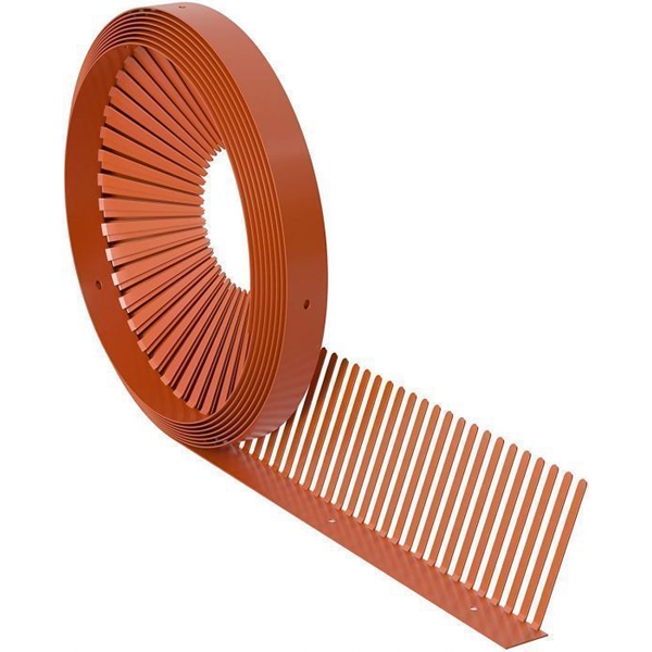 Closoir peigne pare moineaux en PVC Ocre - hauteur 60 MM - longueur 1,00 M