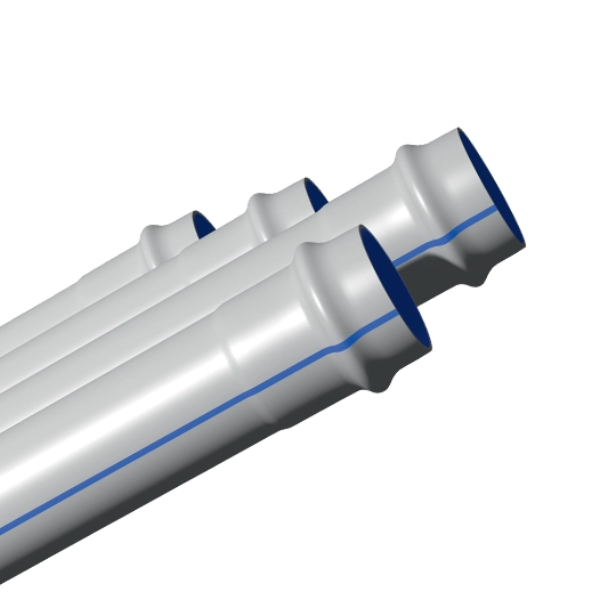 Tube PVC ⌀ 200 mm bi-orienté adduction à joint PN16 - BI-OROC - Longueur 6 m