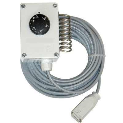 Thermostat d'ambiance THE étanche pour chauffage Sovelor avec câble électrique de 10 mètres