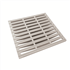 Grille pour collecte des eaux de ruissellement - Nicoll - Gris clair - 400 x 400 mm